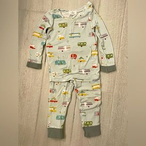 Angel Dear Campers Two-Piece Pajama Set